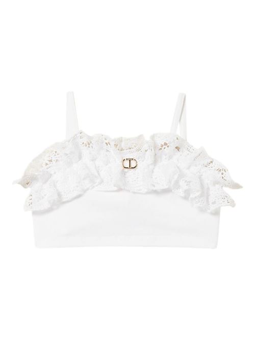 Top bambina sangallo TWINSET Kids | 251GJ2QR500808